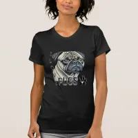 I Love Pugs | Cute Dog Owners T-Shirt