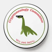 Cute Nessie Loch Ness Monster Funny Cartoon PopSocket