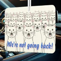 Cat Ladies for Harris Walz - We're not going back! Air Freshener