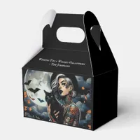 Witch Themed Personalized Halloween Party Favor Boxes