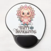 Cute Thanksgiving Turkey Gel Mouse Pad