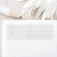 Chic Neutrals Minimalist Names Powder ID1020 Label