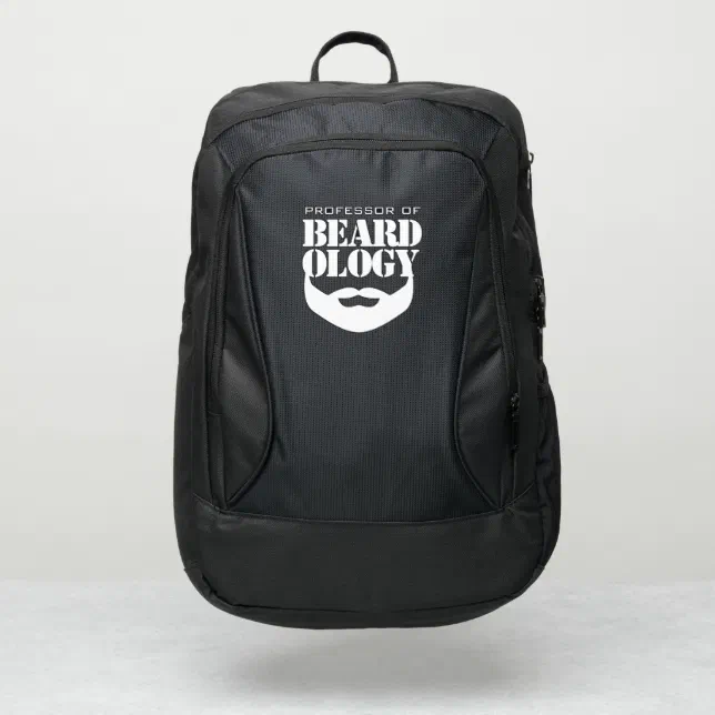 Funny Hairy Professor of Beardology Port Authority® Backpack