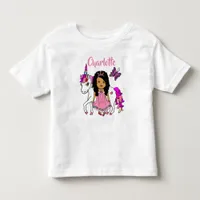 Pretty Princess and Unicorn Personalized Shirt