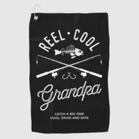 Reel Cool Grandpa Personalized Fishing Towel