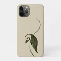 Leafy bird iPhone case