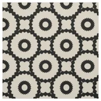 Ornamental Black & Beige Geometric Pattern