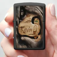 Kevin's Owl Carving Zippo Lighter