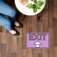  Exit Floor Sign Floor Decals