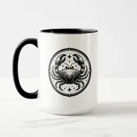 Horoscope Sign Cancer Symbol and Traits Mug