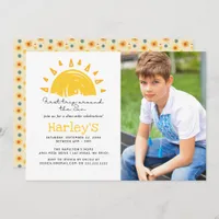 First Trip Around The Sun 1st Birthday Invitation