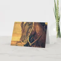 Western Horse, Birthday Card