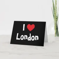 I Love London Card