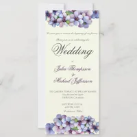 Romantic and Poetic Pastel Lilac Watercolor Invitation