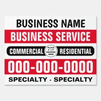 18" x 24" Small Business Template w/Graphic Yard Sign