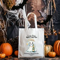 Halloween Last Boo Before I Say I Dos Bachelorette Tote Bag