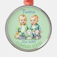 Cute Twin Boys Baby Shower