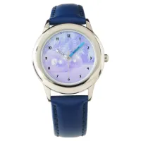 Blue Christmas Balls on Snow Blue Hue Watch