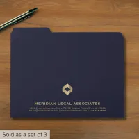 Professional Blue Legal File Folder