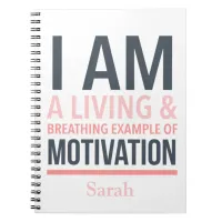 I am a living & breathing example of motivation typography collection