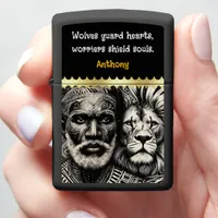 Blend of African culture and wildlife Zippo Lighter