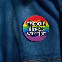 Chronic Illness Warrior, Invisible disability Button