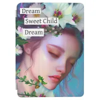 Pretty Fairy Flowers in Hair Fantasy Art   iPad Air Cover