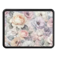 Elegant Rose Blossoms Hitch Cover