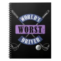 World's Worst Driver WWDc Notebook