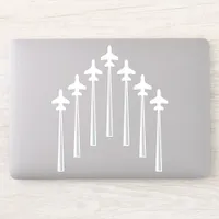 Aircraft Flying in Formation Cool Aviation Sticker