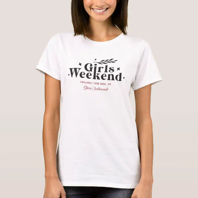 Retro Bachelorette Party Girls Weekend Bride T-Shirt