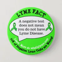 Lyme Disease Fact Buttons for Awareness Events