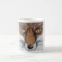 Cute Fox Wildlife Nature Portrait Watercolour  Coffee Mug