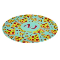 Fun Pepperoni Pizza Slices Food Pattern Cutting Board