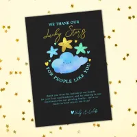 Twinkle Twinkle Little Star Baby Shower Thank You Card