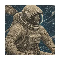 Ai Art Astronaut in Space