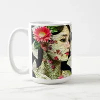 Pretty Woman Art Collage   Coffee Mug