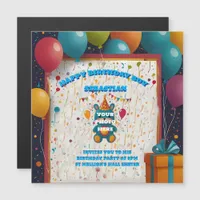 Birthday invitations party times Postcards