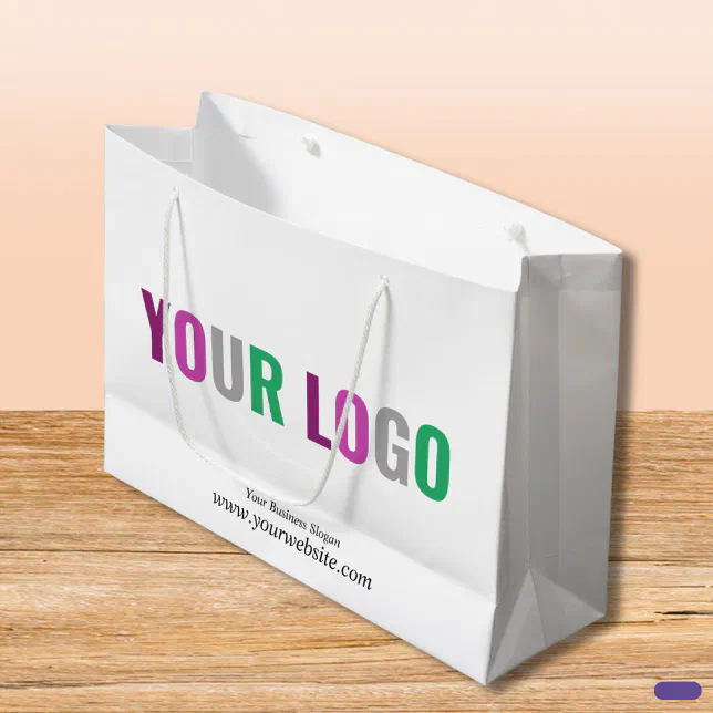 Large Custom Company Logo Business Promotional Large Gift Bag