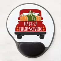 Thanksgiving Truck Gel Mouse Pad