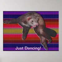 Dancing Ferret Poster