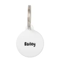 Custom Personalized Name Photo Artwork Cat Dog SM Pet ID Tag