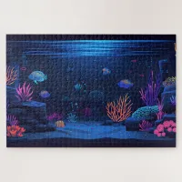 Dark Aquarium Jigsaw Puzzle