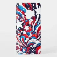 Red, White and Blue Abstract US Flag Patriotic  Case-Mate Samsung Galaxy S9 Case