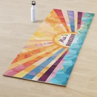 Sun And Sea Horizon Yoga Mat