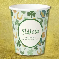 St. Patrick's Day Shamrocks Paper Cups