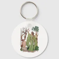 Goddess of Spring Keychain