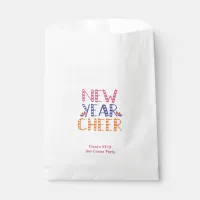 CUSTOMIZABLE New Year Cheer Bright Colors Favor Bag