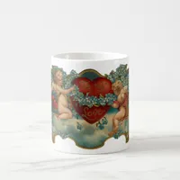 Vintage Valentine Cherubs Coffee Mug