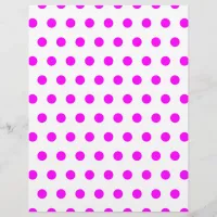 Magenta Polka Dots Flyer